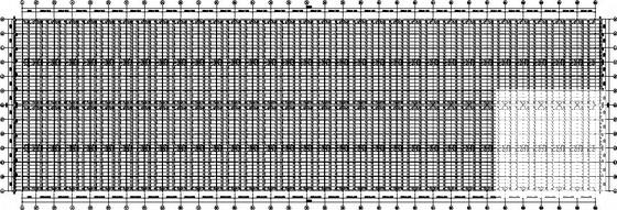 2×36米跨门式刚架厂房结构CAD施工图纸（独立基础）(屋盖支撑布置) - 1