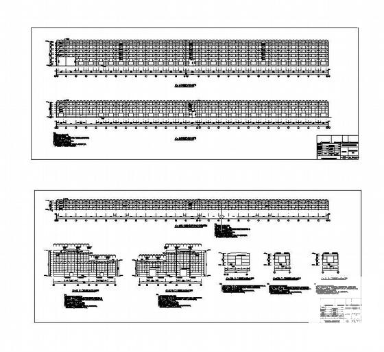 钢结构重钢厂房结构CAD施工图纸 - 2
