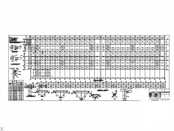 钢结构重钢厂房结构CAD施工图纸 - 4