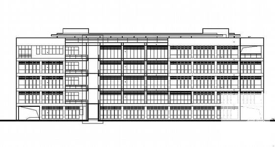 华南大学校区院系办公实验楼建筑施工及装修CAD施工图纸 - 1