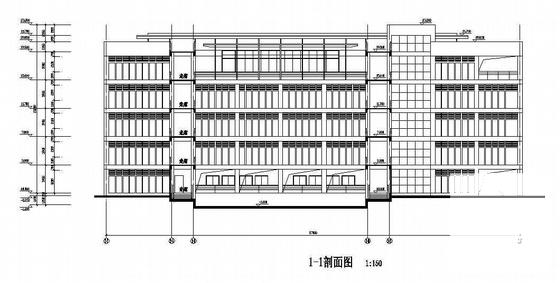 华南大学校区院系办公实验楼建筑施工及装修CAD施工图纸 - 2