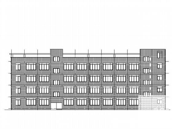 4层教学楼建筑CAD施工图纸 - 1