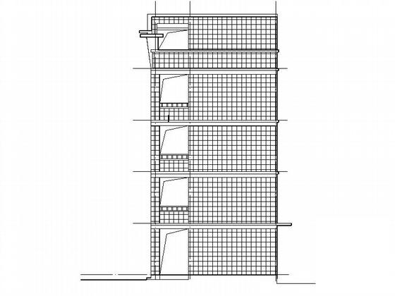 4层教学楼建筑CAD施工图纸 - 2