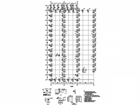 单层钢结构排架结构工业厂房结构CAD施工图纸 - 2