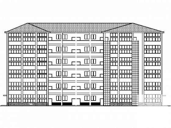 6层实验高中教学综合楼建筑扩初CAD图纸 - 1