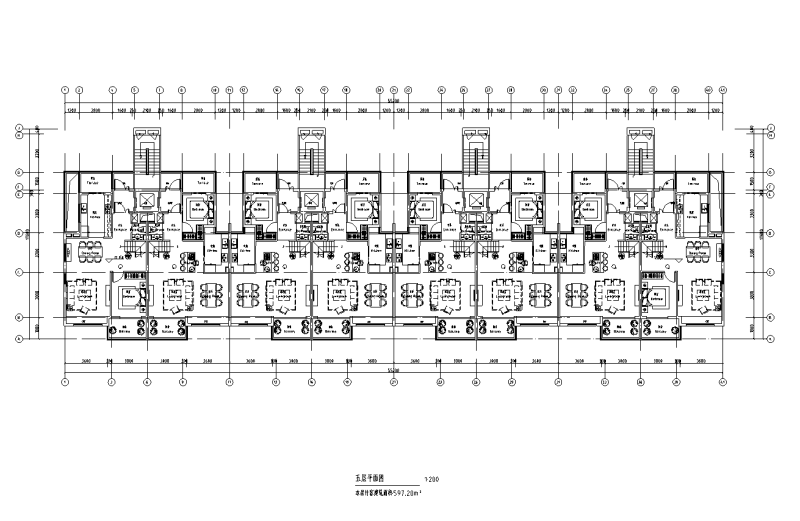 140+150㎡叠加+平层户型图设计 (3)