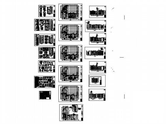 中学5层综合楼建筑施工CAD图纸 - 4