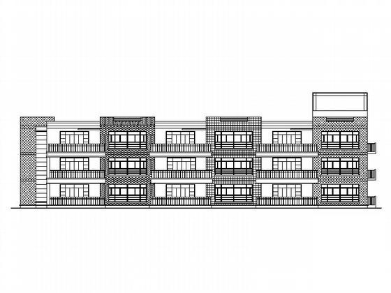 9层枫华府第九班幼儿园建筑施工CAD图纸 - 1