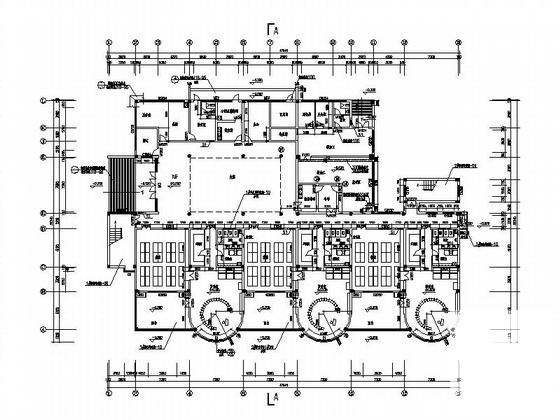 9层枫华府第九班幼儿园建筑施工CAD图纸 - 3