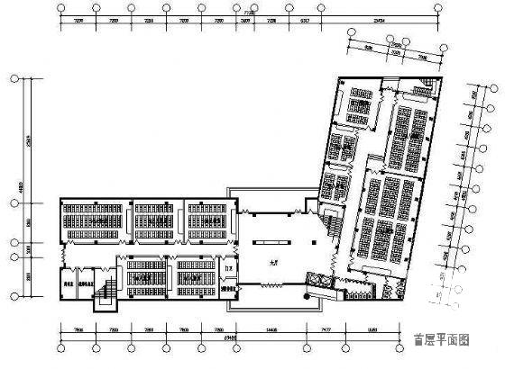 6层大学教学楼建筑方案带效果图纸(框架结构) - 2