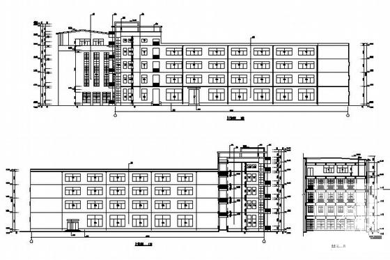 5层教学楼建筑施工CAD图纸(卫生间详图) - 2