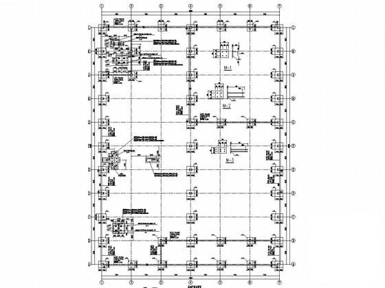 45米跨门刚结构包装桶综合利用车间建筑结构CAD施工图纸 - 2