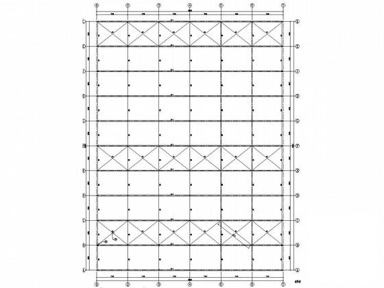 45米跨门刚结构包装桶综合利用车间建筑结构CAD施工图纸 - 3