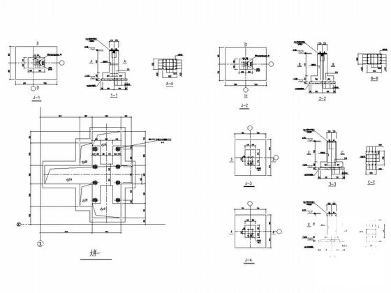 45米跨门刚结构包装桶综合利用车间建筑结构CAD施工图纸 - 5