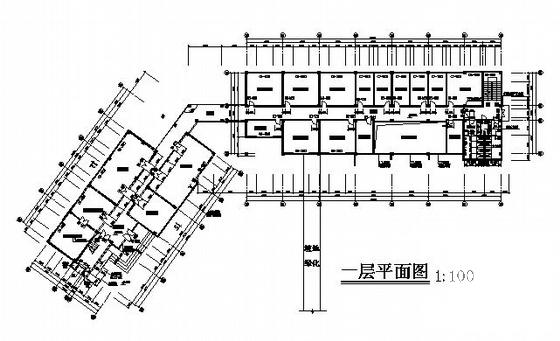 高校5层工业实训中心建筑施工CAD图纸 - 3