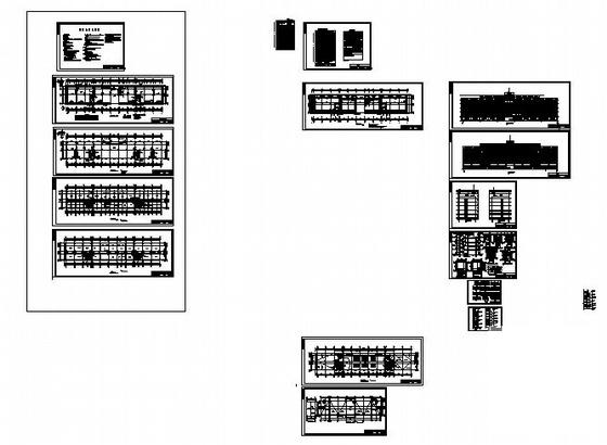 框架4层中学综合楼建筑CAD施工图纸 - 4