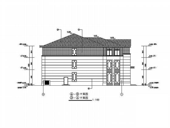 3层欧式风格葡萄酒庄建筑施工CAD图纸(门窗大样) - 5