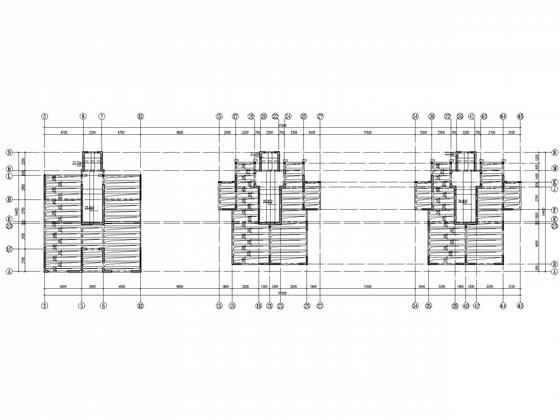 8层现浇剪力墙住宅楼结构CAD施工图纸（平筏基础8度抗震） - 5