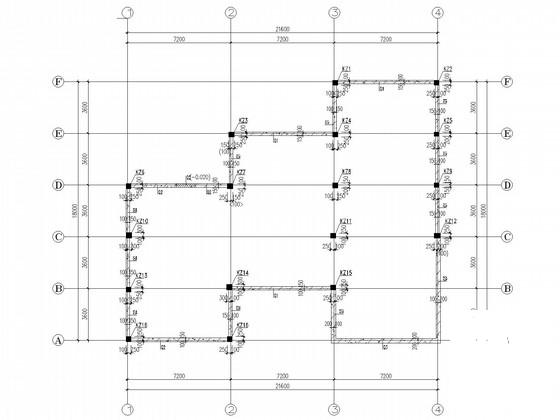 2层框架住宅楼结构CAD施工图纸(建施) - 3