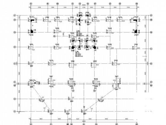 15层框剪住宅楼结构CAD施工图纸 - 2