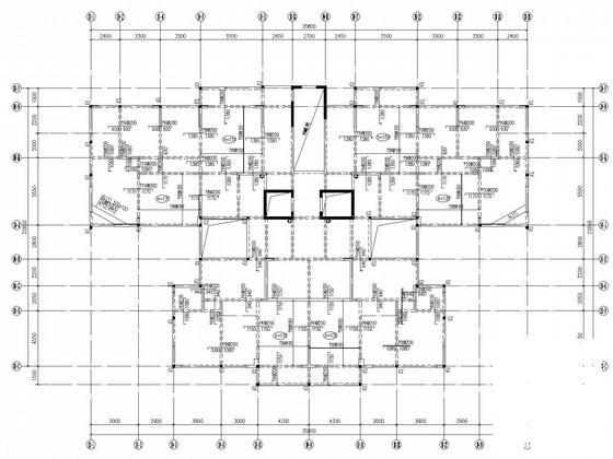 15层框剪住宅楼结构CAD施工图纸 - 4