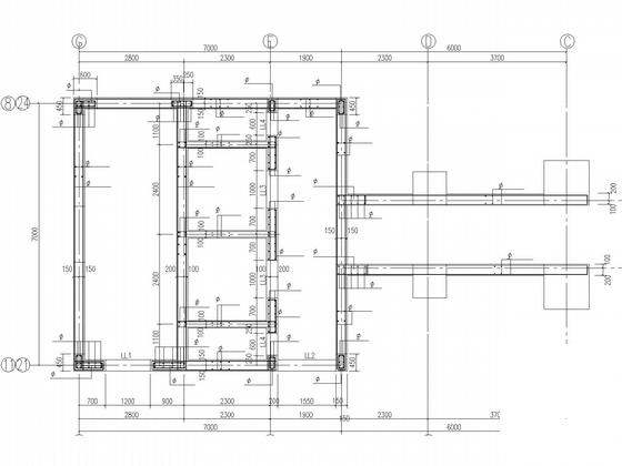 16层带核心筒结构商住楼结构设计CAD施工图纸(地下室基坑支护) - 4