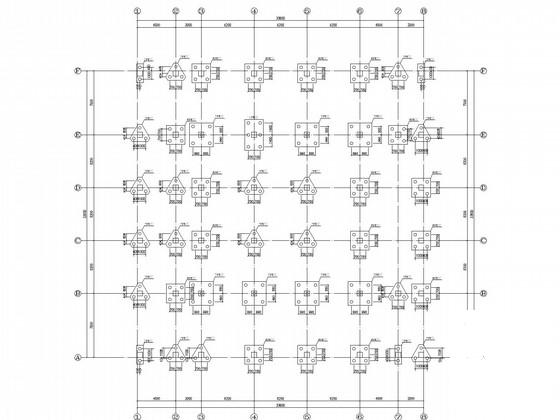 5层框架办公楼结构CAD施工图纸(预应力管桩) - 4