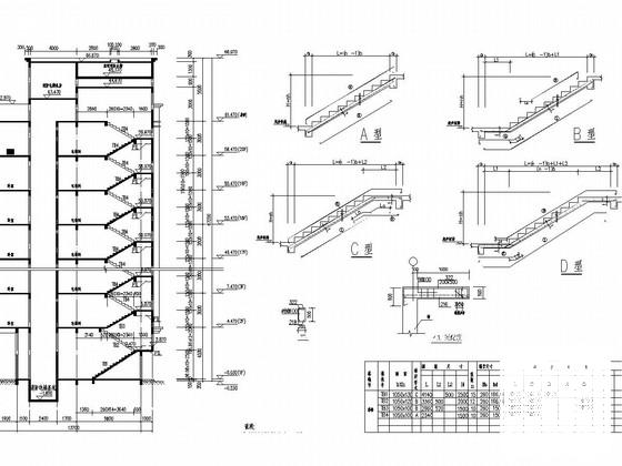 20层框架剪力墙住宅楼结构CAD施工图纸（桩基础） - 1