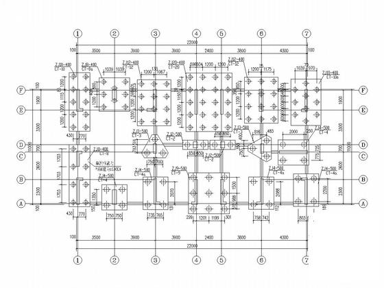 20层框架剪力墙住宅楼结构CAD施工图纸（桩基础） - 4