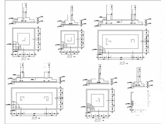 3层框架结构别墅结构CAD施工图纸（建筑带阁楼） - 3