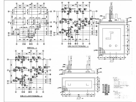 3层框架结构别墅结构CAD施工图纸（建筑带阁楼） - 4