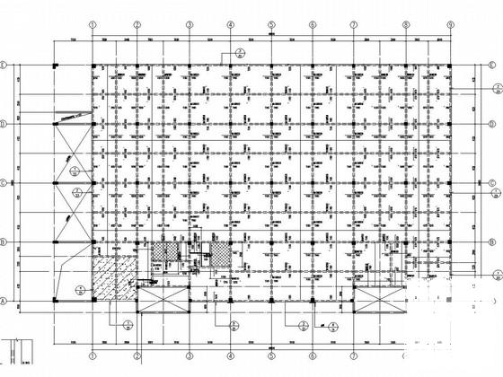 5层框架结构轻钢屋盖健身体育综合馆结构CAD施工图纸（桩基础） - 3