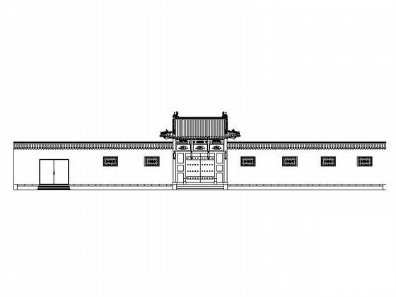 仿古建筑四合院建筑施工CAD图纸(节点详图) - 1