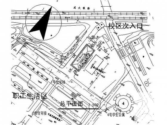 学院中心配电房和地下水泵房建筑施工CAD图纸 - 2