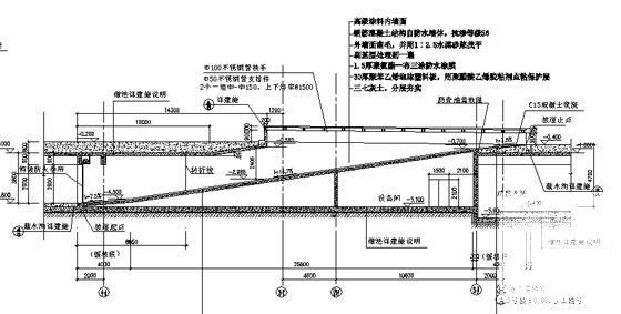 现代高层住宅楼二期4号、5号楼地下室人防建筑施工CAD图纸 - 5