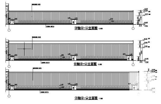 单层工厂建筑CAD施工图纸(钢结构大样图) - 4