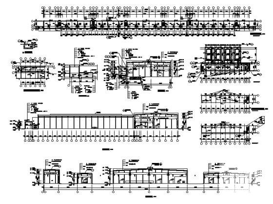 单层工厂建筑CAD施工图纸(钢结构大样图) - 5