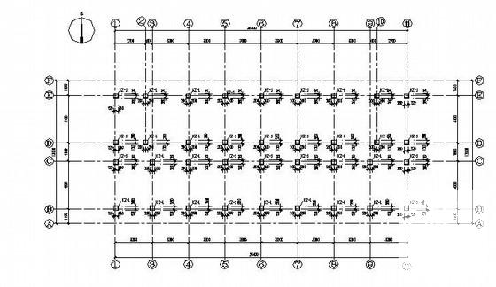 6层框架结构学生宿舍结构CAD施工图纸 - 2