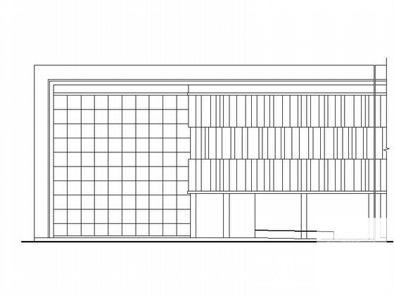 住宅楼小区3层仓库建筑施工CAD图纸 - 1
