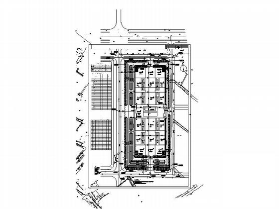 住宅楼小区3层仓库建筑施工CAD图纸 - 4
