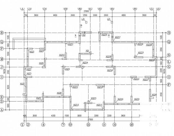 18层剪力墙结构商品楼结构CAD施工图纸（3栋带跃层）(基础设计等级) - 2