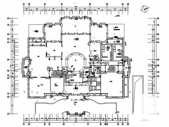 2层法式会所建筑施工CAD图纸 - 3