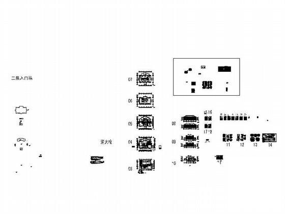 2层法式会所建筑施工CAD图纸 - 5