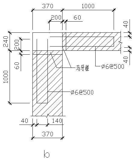 内外墙转角及连接大样 - 1