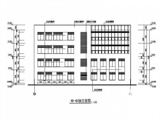 星光学校4层教学楼建筑初步图纸(屋顶构架平面图) - 5