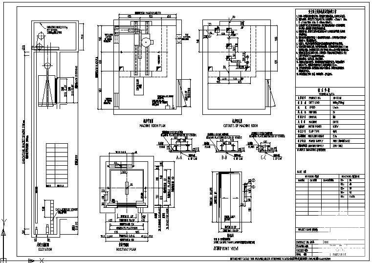 XO-STAR客梯800-1.0（单台）节点构造详图纸 - 1