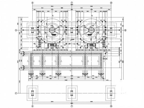 100t两层框剪结构钢包炼炉结构CAD施工图纸（建筑图纸） - 2