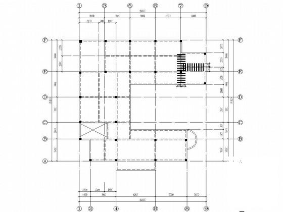 地上3层框架结构办公楼改造加固结构CAD施工图纸 - 3