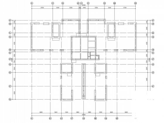 平面不规则超限全剪力墙结构住宅结构设计CAD施工图纸(梁配筋图) - 5