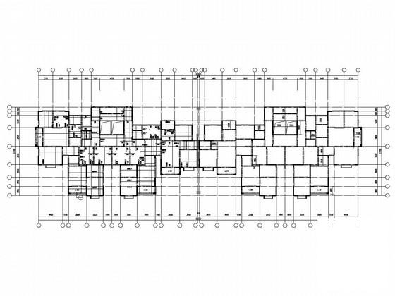 25层剪力墙结构住宅楼二期结构CAD施工图纸（人工挖孔桩） - 3
